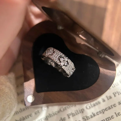 Floral Pavé Ring