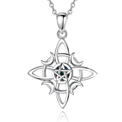 Lunar Pentacle Celestial Necklace