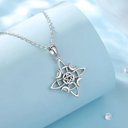 Lunar Pentacle Celestial Necklace
