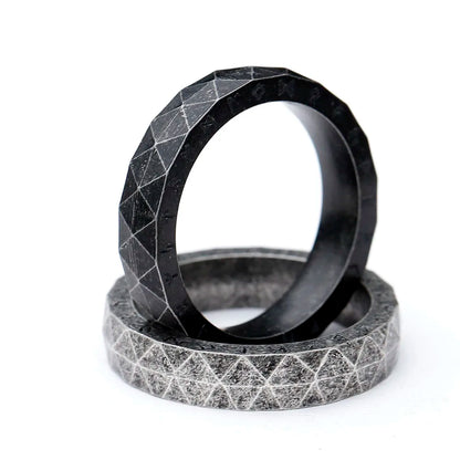 Faceted Runestone Ring