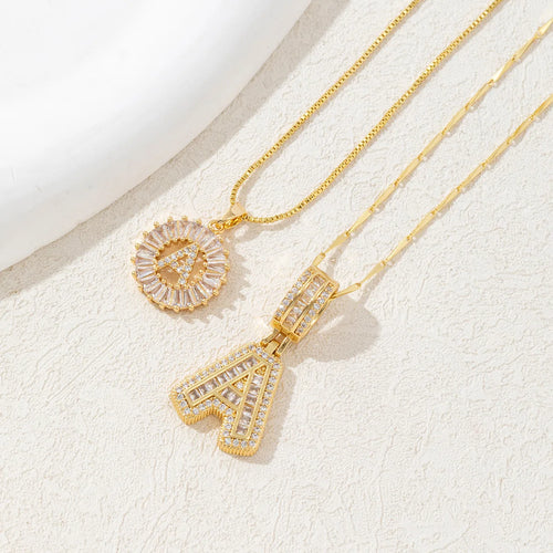 Initial Radiance Necklace Set