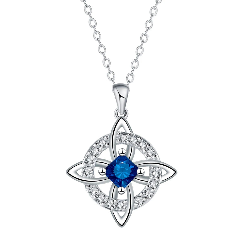 Witch Knot Birthstone Necklace