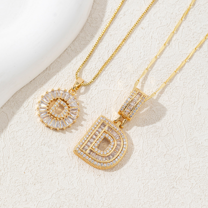 Initial Radiance Necklace Set