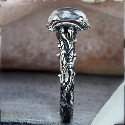 Moonstone Triple Goddess Ring