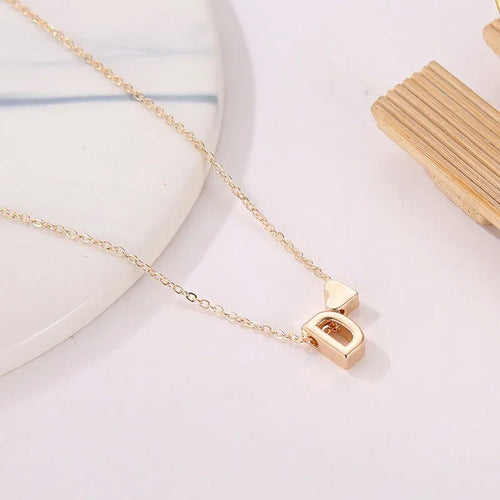 Heart Initial Necklace