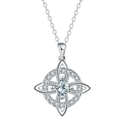 Witch Knot Birthstone Necklace