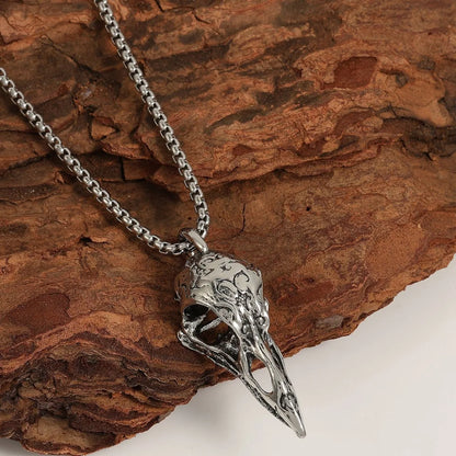 Crow Skull Necklace