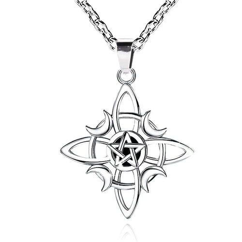 Lunar Pentacle Celestial Necklace